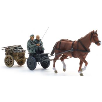 WH Infanteriekarren mit Pferd und 2 Figuren