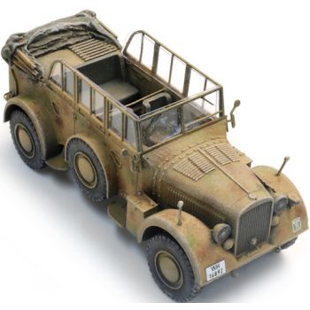 Horch 901, Wehrmacht, Kfz 15, Militär Geländewagen, Tarnung