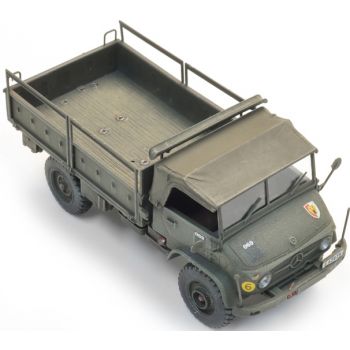 Mercedes-Benz Unimog 404s, Pritschenwagen, grün, Streitkräfte Belgien