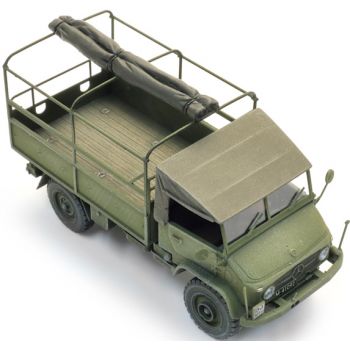 Mercedes-Benz Unimog 404s, Pritsche/Plane offen, grün, Schweizer Armee