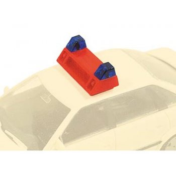 Blaulichtbalken rot, (6 Stück)