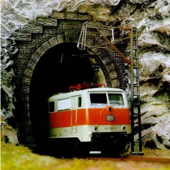 Tunnelportal E-Lok eingleisig, 2 Stück