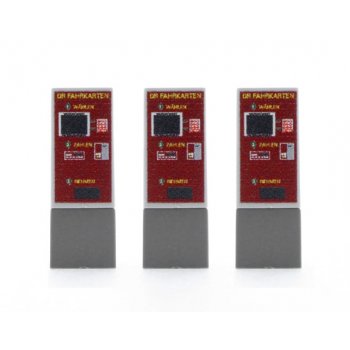 Fahrkartenautomat, Deutsche Reichsbahn,, 3 Stück