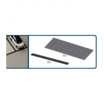 Rasengittersteine 60 x 30 mit Einfassung, passend für 6 PKW-Parkplätze