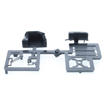 Adtranz GT6 Zurüstteile 2x Zielschild, Spiegel, Armarturenbrett