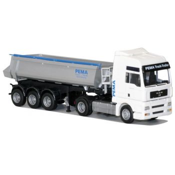 MAN TGA XXL/Aerop. Kipp-Muldensattelzug, PEMA