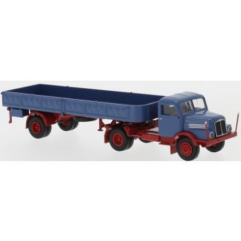 IFA S 4000-1, Pritschen-Sattelzug, blau, Baujahr 1960