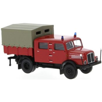 IFA S-4000-1, Bautruppwagen Feuerwehr, rot, Baujahr 1960