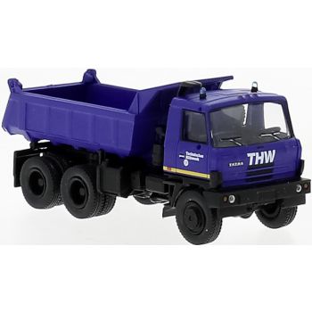 Tatra 815 Kipper LKW, THW - Technisches Hilfswerk, blau, Baujahr 1984