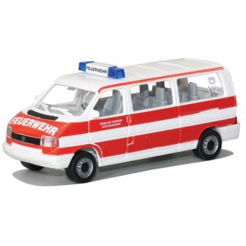 VW T4 LR Bus, Feuerwehr Mittelherwigsdorf, rot/weiß