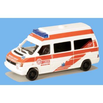 VW T4 LR Hochdach, Rettungswagen, Weißes Kreuz
