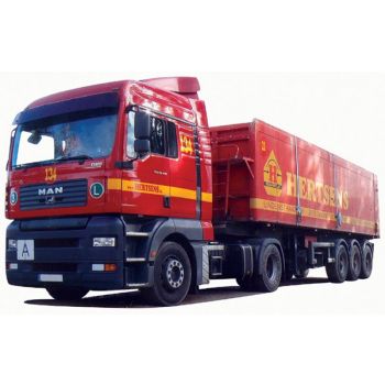 MAN TGA XLX Aer. Muldensattelzug, Hertsen