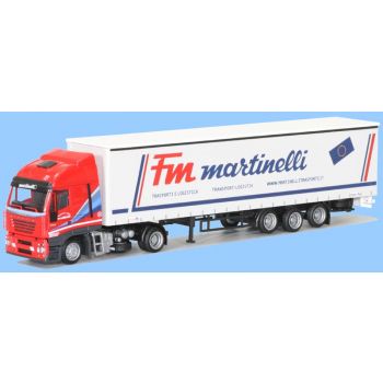Iveco Stralis Aerop. - Mega-Gardinenplanensattelzug, Martinelli