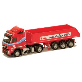 Volvo FH Glob./Aerop., Eckmuldenkippsattelzug, Martinelli