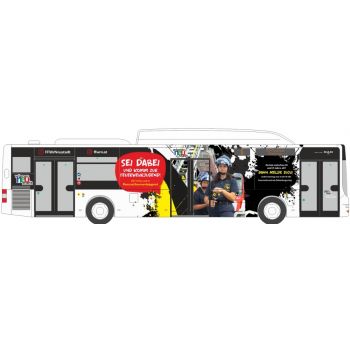 MAN Lions City 15 CNG, WNSKS - Wiener Neustädter Stadtwerke, Wien - Österreich, Feuerwehr Wien Sei Dabei! Und Komm zur Feuerwehrjugend!