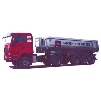 MAN TGX XL ©Mulden-Kippsattelzug, Jansen & Berndsen