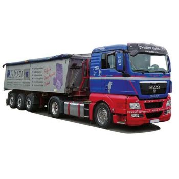 MAN TGX XL, Eckmulden-Kippsattelzug, Fischbach