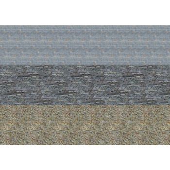 Verschiedene Mauern und Sockel 21 x 14,8 cm, 2 Stück