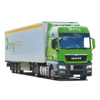 MAN TGX XXL/Aerop., Kühl-Koffersattelzug, bring