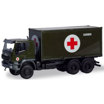 Iveco Trakker 6x6 Abrollcontainer-LKW, Bundeswehr