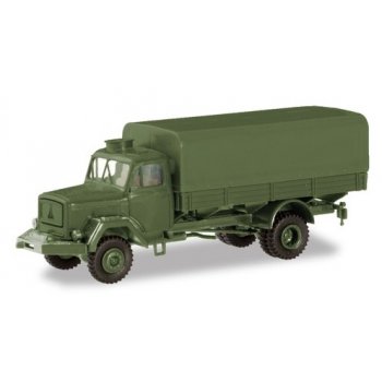 Magirus A 6500 Eckhauber, Pritsche/Planen LKW, Bundeswehr