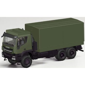 Iveco Trakker 6x6 Pritsche/Plane, Bundeswehr, oliv