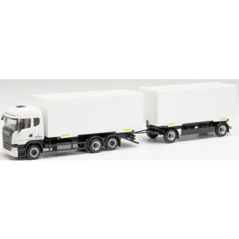 Scania R 13 HL Wechselkoffer-Hängerzug, Bundeswehr Fahrschule