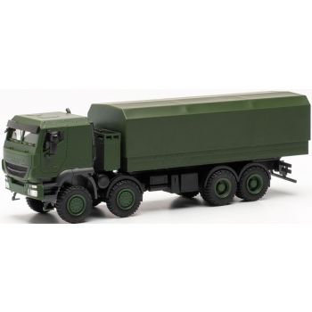 Iveco Trakker 8x8 geschützt, Pritschen-/Planen-LKW, oliv undekoriert