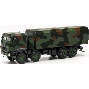 Iveco Trakker 8x8 geschützt, Pritschen-/Planen-LKW, Flecktarndesign