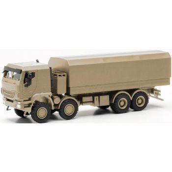 Iveco Trakker 8x8 geschützt Pritschen/Planen-LKW, sandbeige
