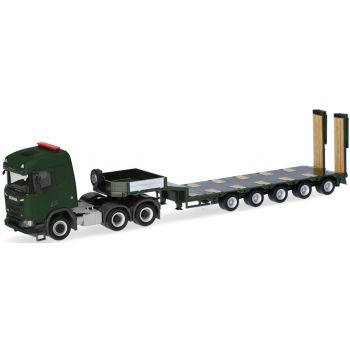 Scania CR 20 Niedrigdach Semitieflade-Sattelzug, Armee Tschechien