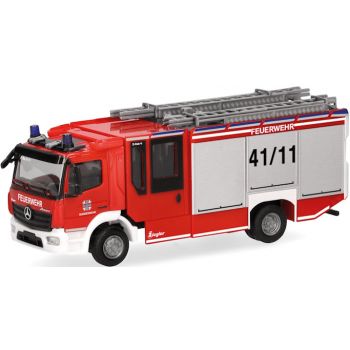 Mercedes-Benz Atego 13 Z-Cab, Bundeswehr Feuerwehr 41/11, rot