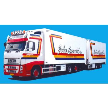 Volvo 08 XL, Kühl-Tandemhängerzug, John Corneth