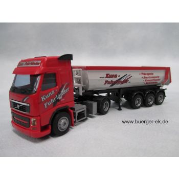 Volvo '08 Glob. - ® Rundmulden-Kippsattelzug, Kunz-Fuhrländer