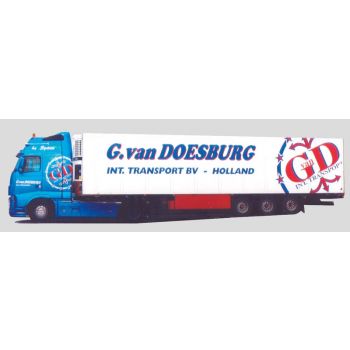 Volvo 08 XL/Aerop., Kühl-Koffersattelzug, Van Doesburg