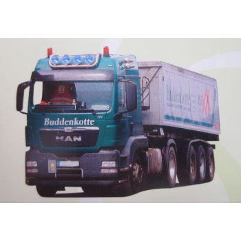 MAN TGS LX, Eckmulden-Kippsattelzug, Buddenkotte