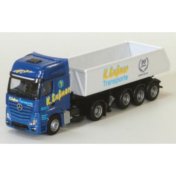 Mercedes-Benz Actros2, Giga./Aerop., Eckmulden-Kippsattelzug, Enßner