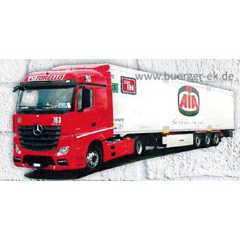 Mercedes-Benz Actros2 Stream/Aerop., Kühl-Koffersattelzug, Torello / AIA, Montoro - Italien