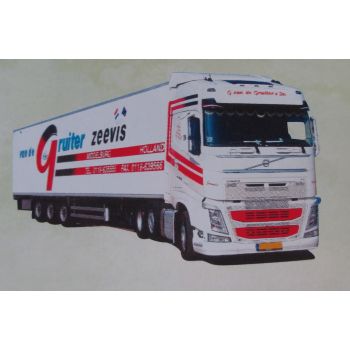 Volvo '12 XL/Aerop., Kühl-Koffersattelzug, Van de Gruiter