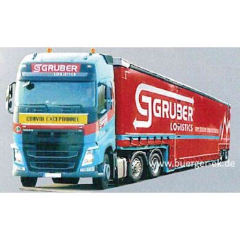 Volvo '12 XL/Aerop., Tiefbett-Sattelzug, Gruber Logistics