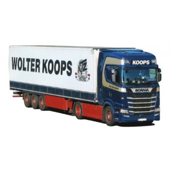 Scania S/Aerop., Kühl-Koffersattelzug, Wolter Koops
