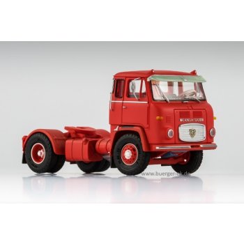 Scania LB 7635, rot mit Sonnenblende und Leiste auf der Stoßstange