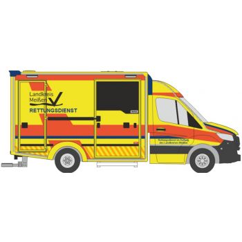 Mercedes-Benz Sprinter Wietmarscher Ambulanzfahrzeug Design RTW 18, Rettungsdienst Landkreis Meißen, Sachsen
