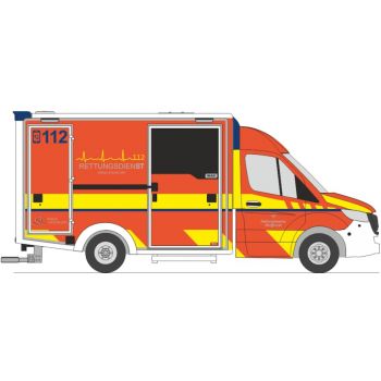Mercedes-Benz Sprinter Wietmarscher Ambulanzfahrzeug Design RTW 18, Rettungsdienst Kreis Steinfurt, Nordrhein-Westfalen