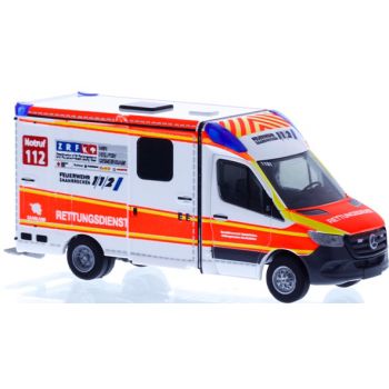 Mercedes-Benz Sprinter, System Strobel RTW 18, Rettungswagen, ZRF Zweckverband für Rettungsdienst und Feuerwehralarmierung Saar, Saarbrücken