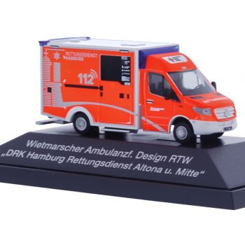 Mercedes-Benz Sprinter Wietmarscher Ambulanzfahrzeug Design RTW 18, DRK - Deutsches Rotes Kreuz Hamburg Altona/Mitte - Rettungsdienst Hamburg