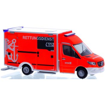 Mercedes-Benz Sprinter Wietmarscher Ambulanzfahrzeug Design-RTW 18, Feuerwehr Düsseldorf, Nordrhein-Westfalen