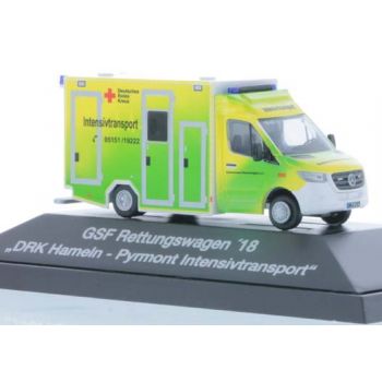 Mercedes-Benz Sprinter GSF RTW 18, DRK Hameln-Pyrmont Intensivtransport, Deutsches Rotes Kreuz