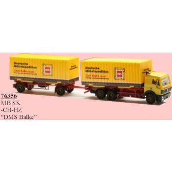 Mercedes-Benz SK, Cargoboxen-Hängerzug, DMS - Deutsche Möbelspedition Carl Balke