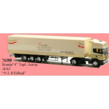 Scania 4 Topl./Aerop., Koffersattelzug, NLS / Etihad www.crystalcargo.se